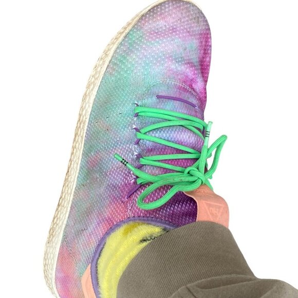Adidas X Pharrell Williams Hu Holi Tie Dye Shoes Size 11 - Picture 13 of 15